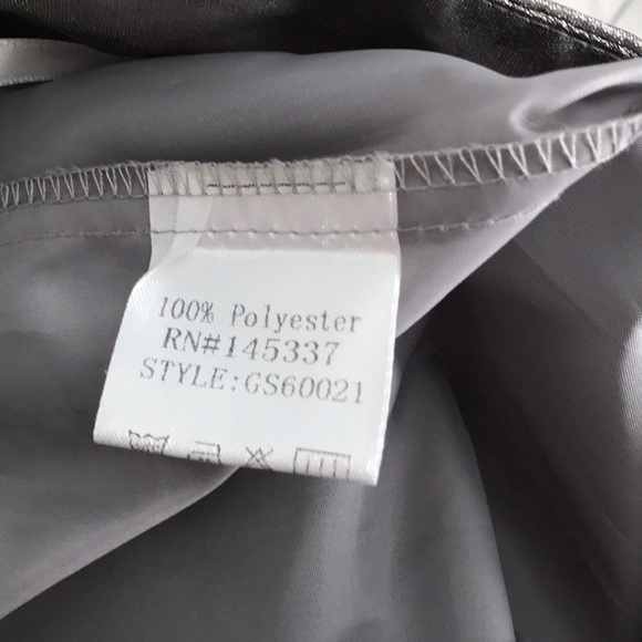 Silver party skirt - Picture 6 of 8